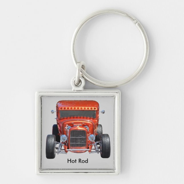 Hot  Rod Key Ring (Front)