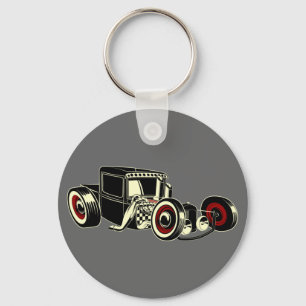 HOT ROD. KEY RING