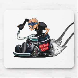 Hot Rod Liquor Logo Mouse Pad