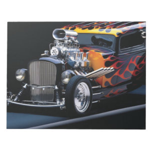 Hot rod notepad