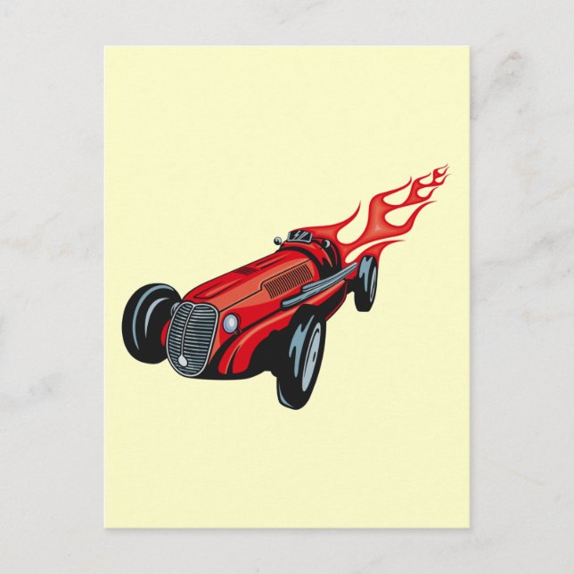 Hot Rod Postcard (Front)