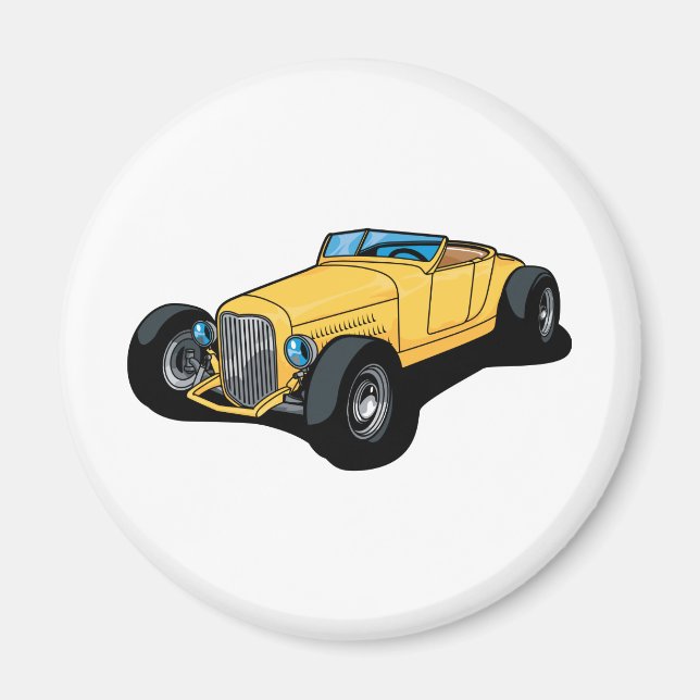 Hot Rod Roadster Magnet (Front)