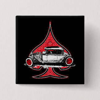 Hot Rod Spade Button