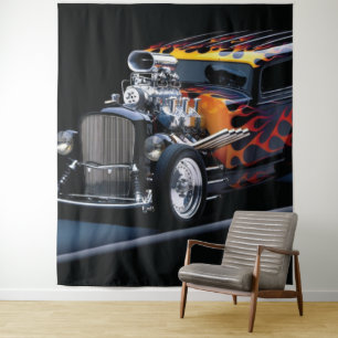 Hot rod tapestry
