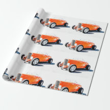 Hot Rod Wrapping Paper