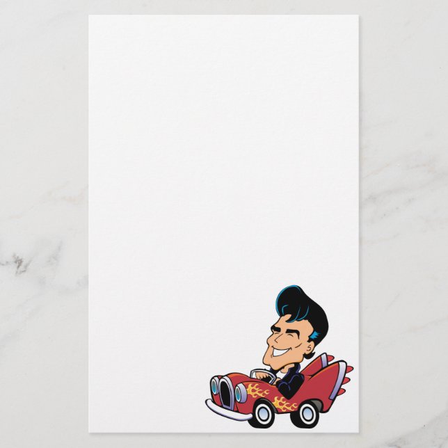 Hot Rodder Stationery (Front)
