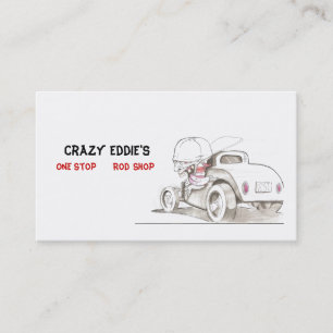 Hot Rods and Automobiles Business Card Ideas
