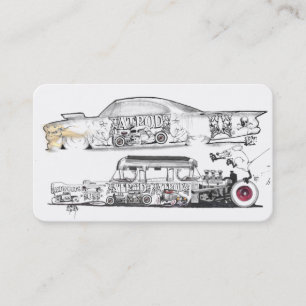 Hot Rods and Automobiles Business Card Ideas