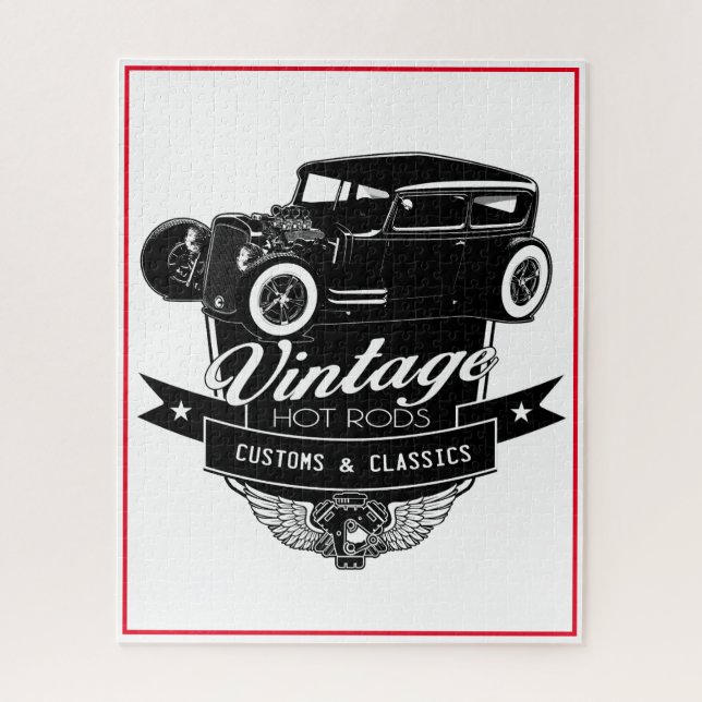 Hot Rods Jigsaw Puzzle (Vertical)