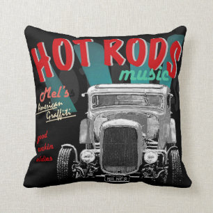 Hot Rods, Music, Graffiti, 1932 Coupe Cushion
