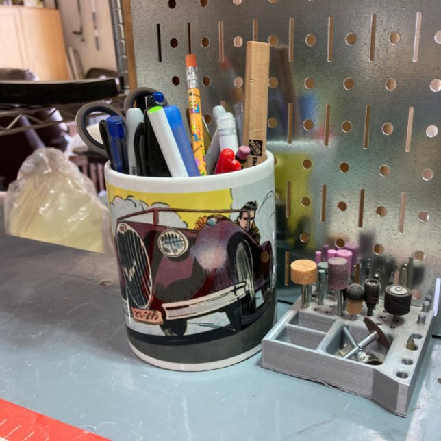 Hot Rods & Racing Cars Comic, 1952 Large Coffee Mug (Creator Uploaded)