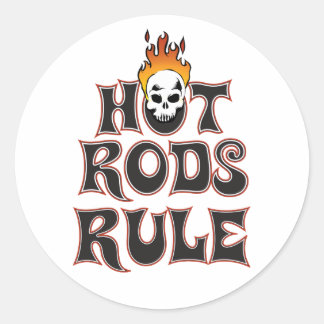 Hot Rods Rule 3" Sticker