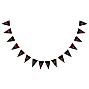 Hot sauce bottle bunting