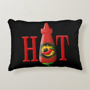 Hot sauce bottle decorative cushion