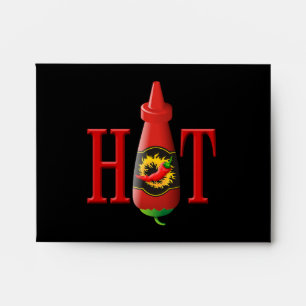 Hot Sauce Bottle Envelopes