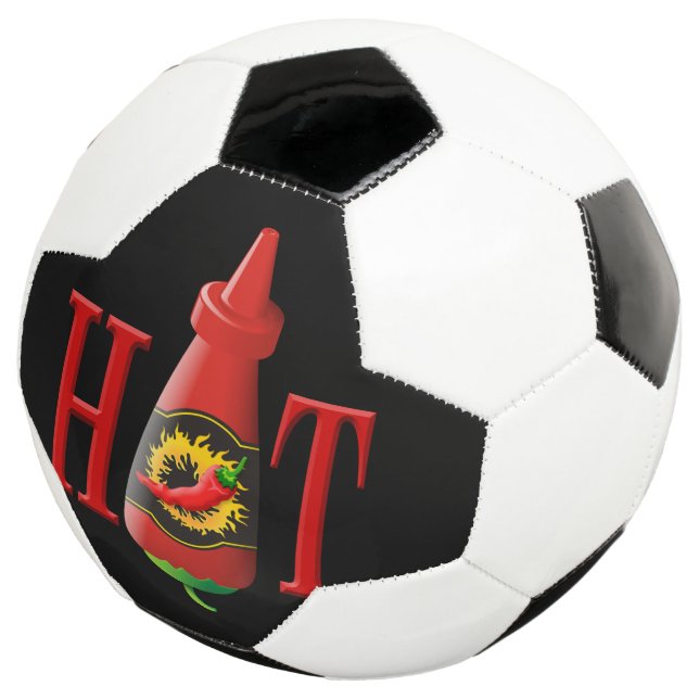 Hot sauce bottle soccer ball (Three Quarter)
