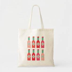 Hot Sauce Bottles Hot Stuff Spicy Gift  Tote Bag