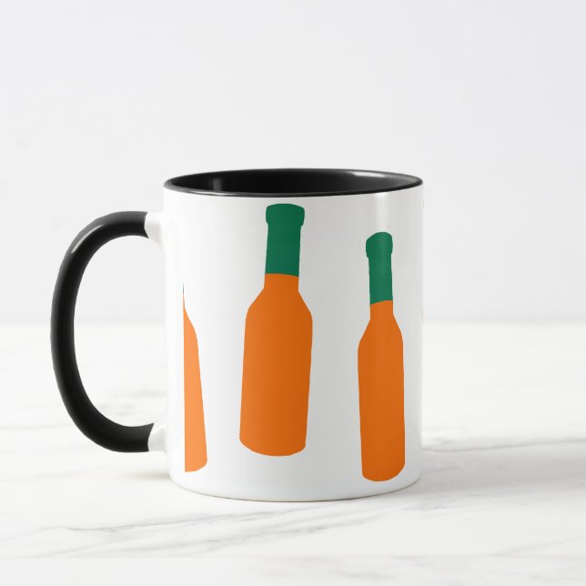 Hot Sauce Bottles Mug (Left)
