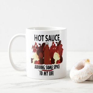 Hot Sauce Ketchup Fire Red Chilli Pepper  Coffee Mug