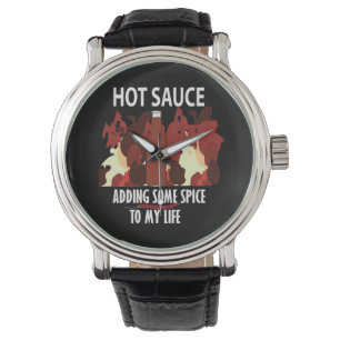 Hot Sauce Ketchup Fire Red Chilli Pepper  Watch