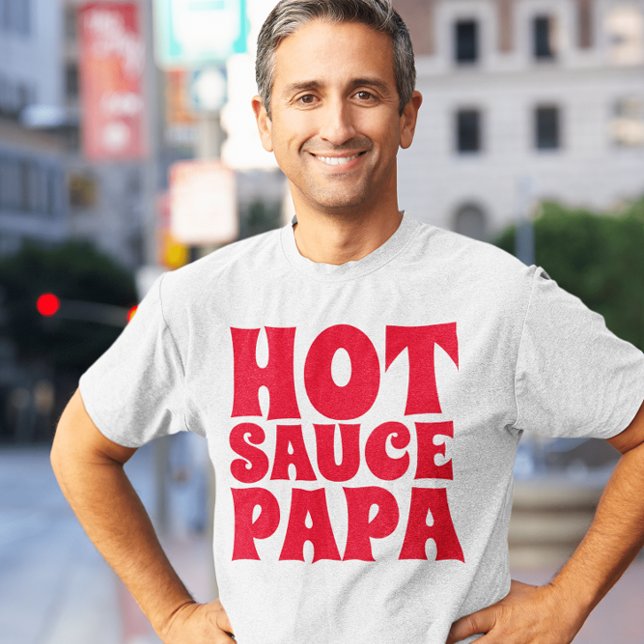 HOT SAUCE PAPA MENS DAD T-SHIRTS (Creator Uploaded)