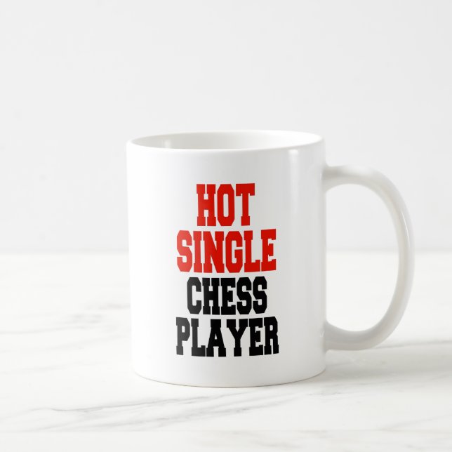 Hot Single Chess Player Coffee Mug (Right)