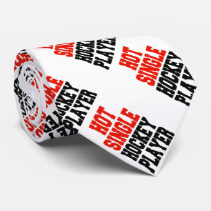 Hot Single Hockey Player Tie