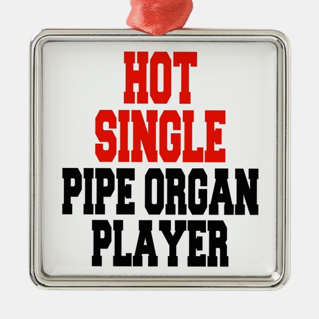 Hot Single Pipe Organ Player Metal Tree Decoration (Front)