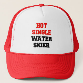 Hot Single Water Skier Trucker Hat