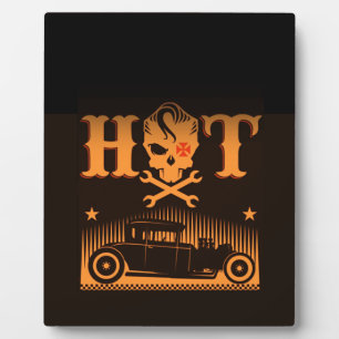 Hot Skull Rods Plaque
