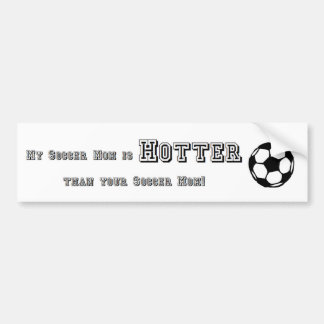 Hot Soccer Mum Bumper Sticker