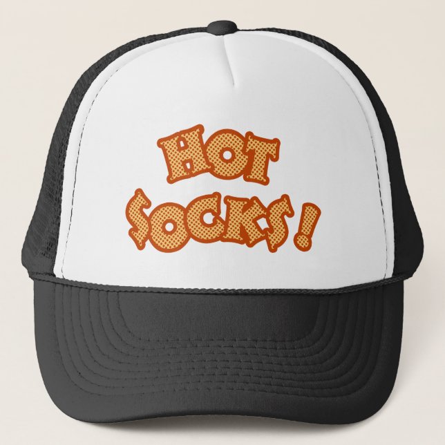 Hot Socks Trucker Hat (Front)