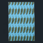 HOT & SPICY chiles jalapeno pattern Tea Towel<br><div class="desc">Decorate your kitchen with this fun and spicy jalapeno dish towel. Makes a great housewarming or wedding gift! 
You can customise it and add text too.
Check my shop for lots more colours and patterns!</div>