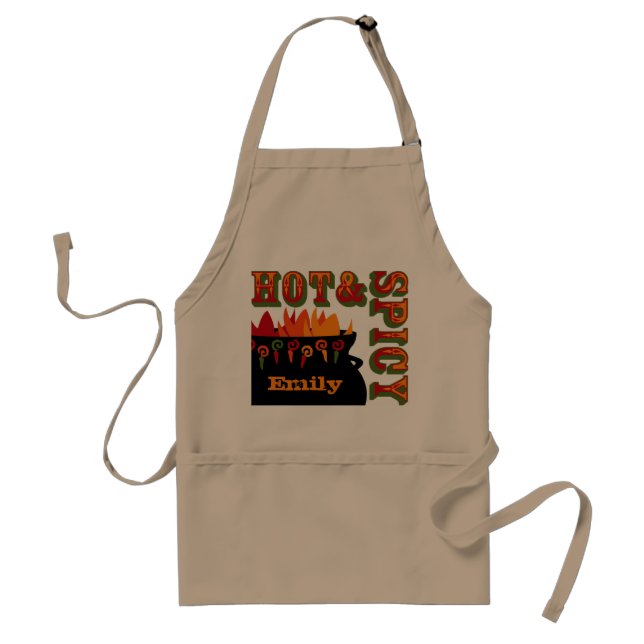 Hot & Spicy Personalised Apron (Front)