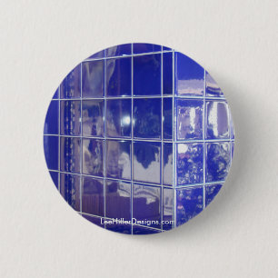 Hot Springs, AR BlueTile Reflection Gifts Apparel 6 Cm Round Badge