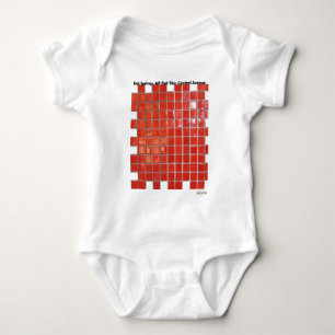 Hot Springs, AR Red Tiles Central Ave Gifts Baby Bodysuit