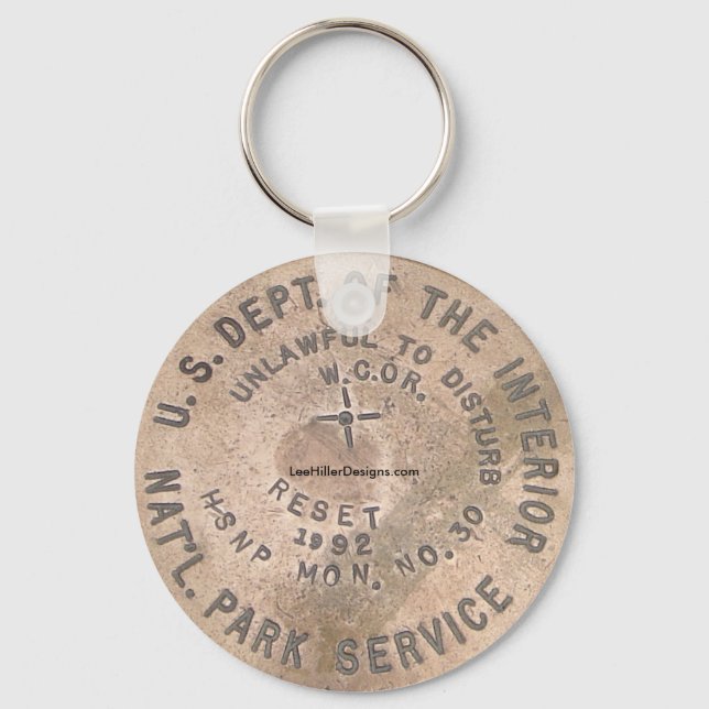 Hot Springs, AR US Dept Of The Interior Keychain (Front)