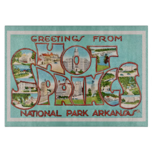 Hot Springs Arkansas  Cutting Board