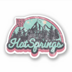 Hot Springs, Arkansas  Sticker