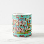 Hot Springs Arkansas Vintage Mug<br><div class="desc">Colourful vintage postcard of Arkansas's Hot Springs National Park repurposed on a new postcard to use for any occasion.</div>