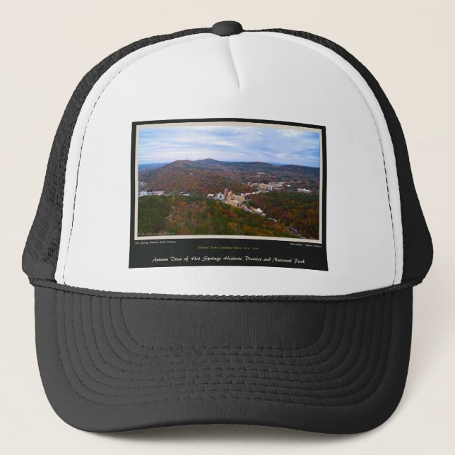 Hot Springs City and National Park Centennial Ed Trucker Hat (Front)