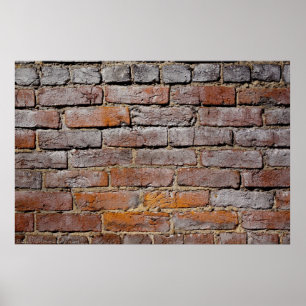 Hot Springs Historic District Brick Wall Poster