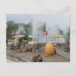 Hot Springs in Chiang Mai Thailand Postcard