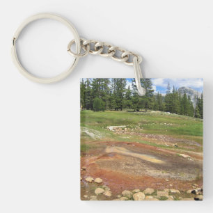 Hot Springs in Tuolumne Meadows, Yosemite, CA Key Ring