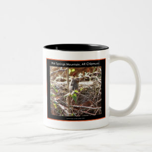 Hot Springs Mountain, Arkansas Chipmunk Gifts Two-Tone Coffee Mug