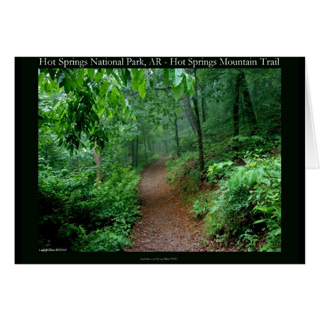 Hot Springs National Park, AR Fading Fog Gifts (Front Horizontal)