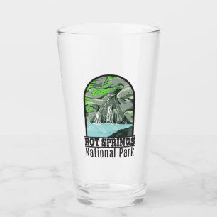 Hot Springs National Park Arkansas Vintage  Glass
