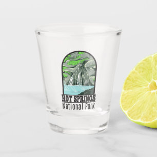 Hot Springs National Park Arkansas Vintage Shot Glass