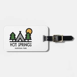 Hot Springs National Park Luggage Tag