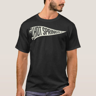 Hot Springs National Park Pennant Tan T-Shirt